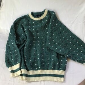 Vintage Classic Crewneck Sweater in Teal